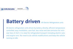 Eco-Friendly DC Electric Refrigeration Units For Van