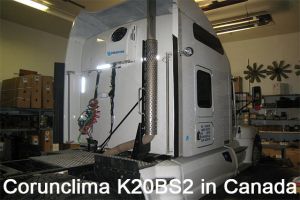 Corunclima All-Electric Truck Air Conditioner K20BS2 Installed in Canada