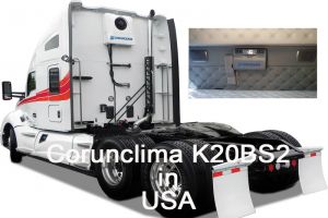 Corunclima All-Electric Truck Air Conditioner K20BS2 Installed in USA