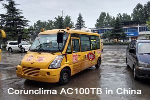 Corunclima All-Electric Van/Bus Air Conditioner AC100TB Installed in China